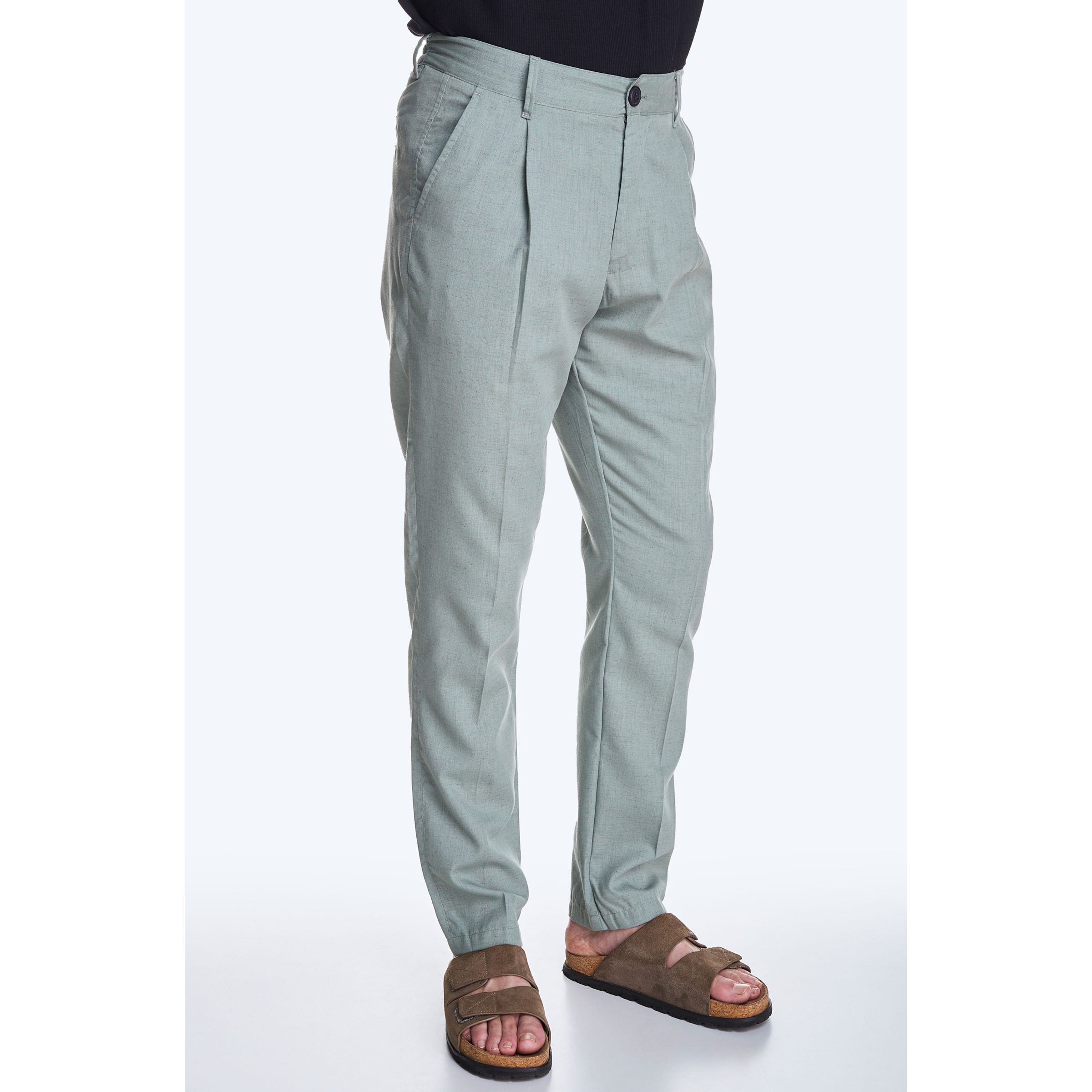 Calca-Tailor-Masculino-De-Sarja-Com-Prega